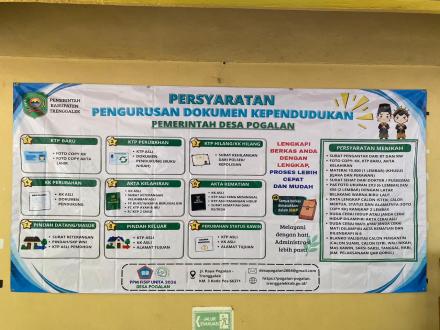 PPM FISIP UNITA 2026 DUKUNG INFORMASI PELAYANAN ADMINISTRASI DESA POGALAN
